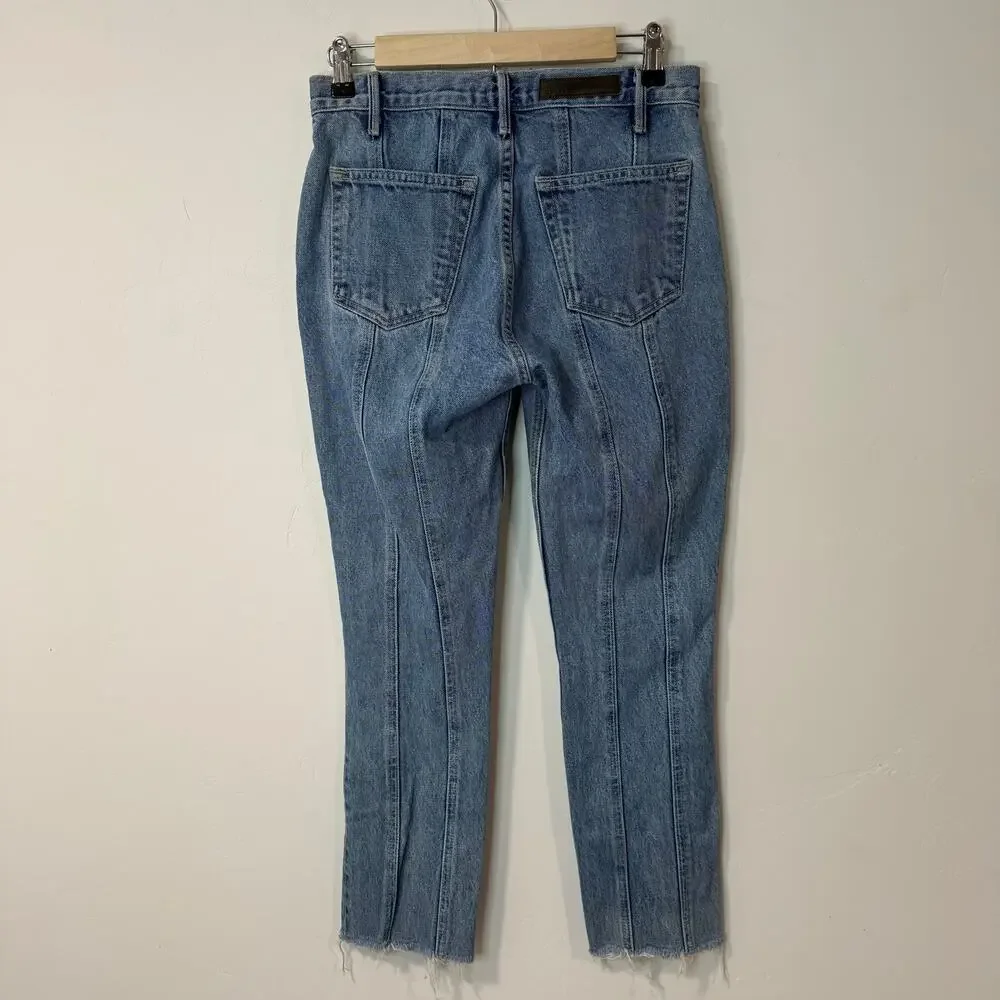 GRLFRND Women's Jeans Monroe Panelled Seamed Catching Feelings Straight Leg 26 - Picture 6 of 10
